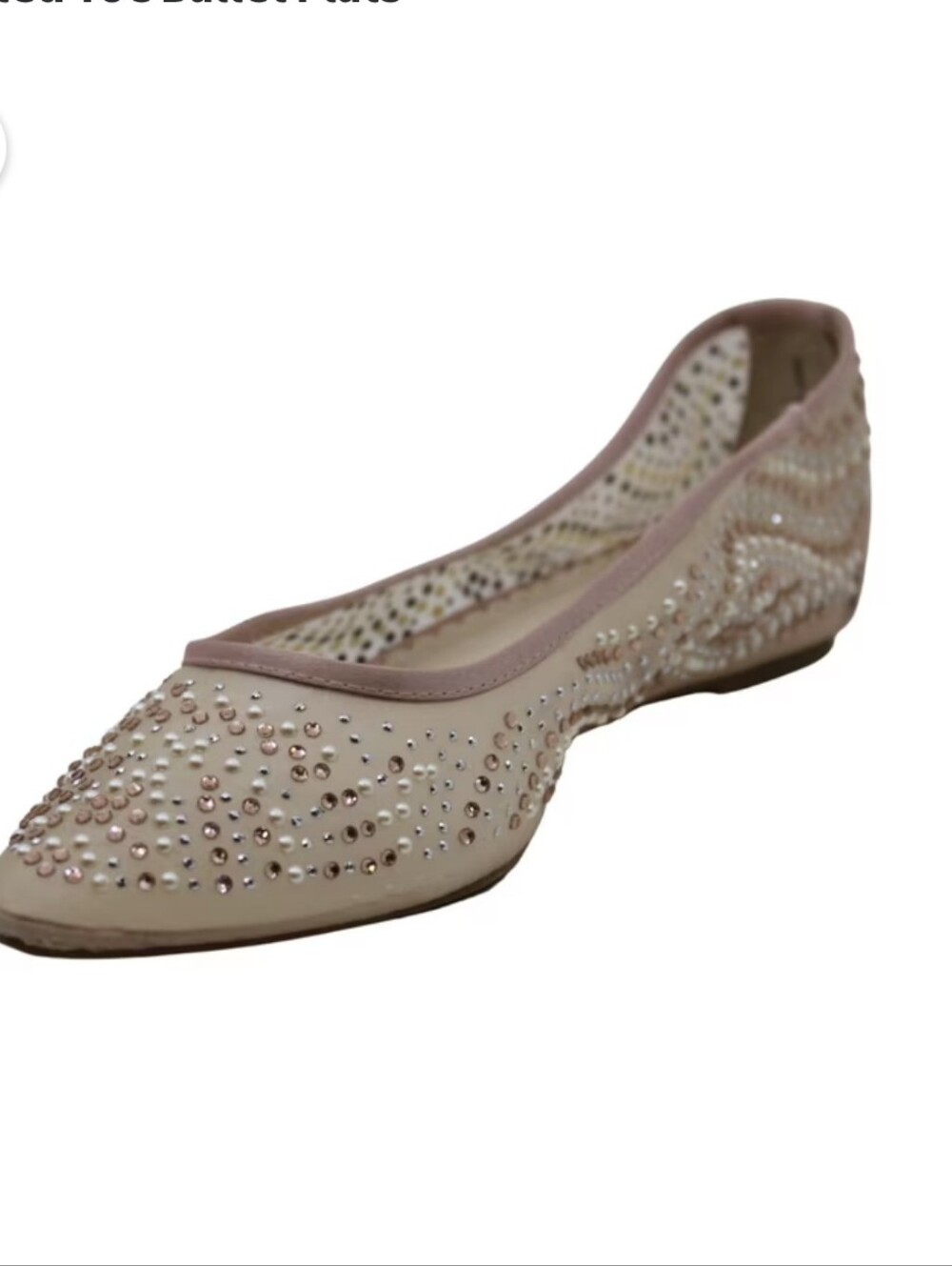 Pointed Toe Ballet Flats 7.5 - Picture 4 of 6